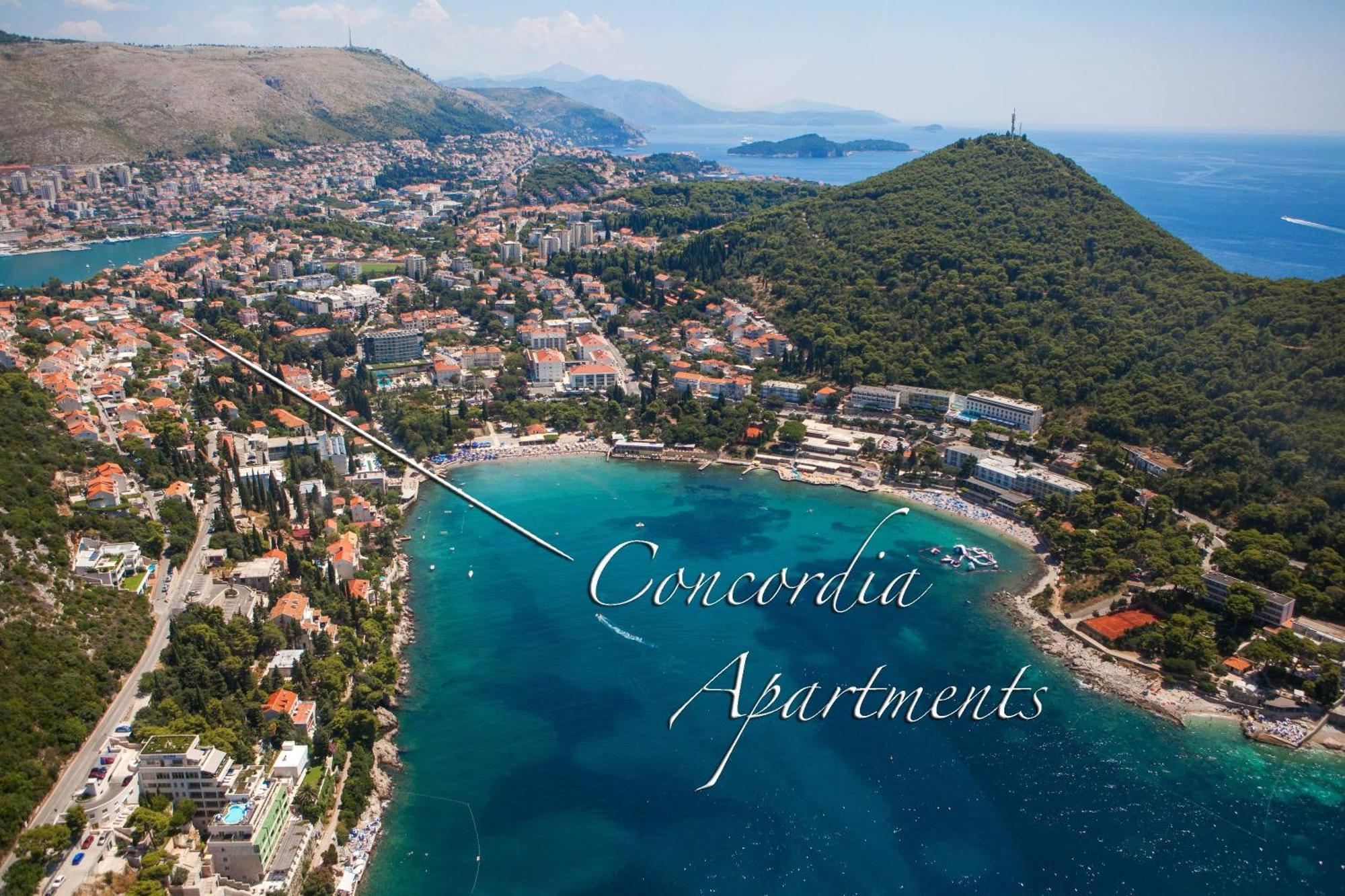 Апартаменты Concordia Lux Дубровник Экстерьер фото